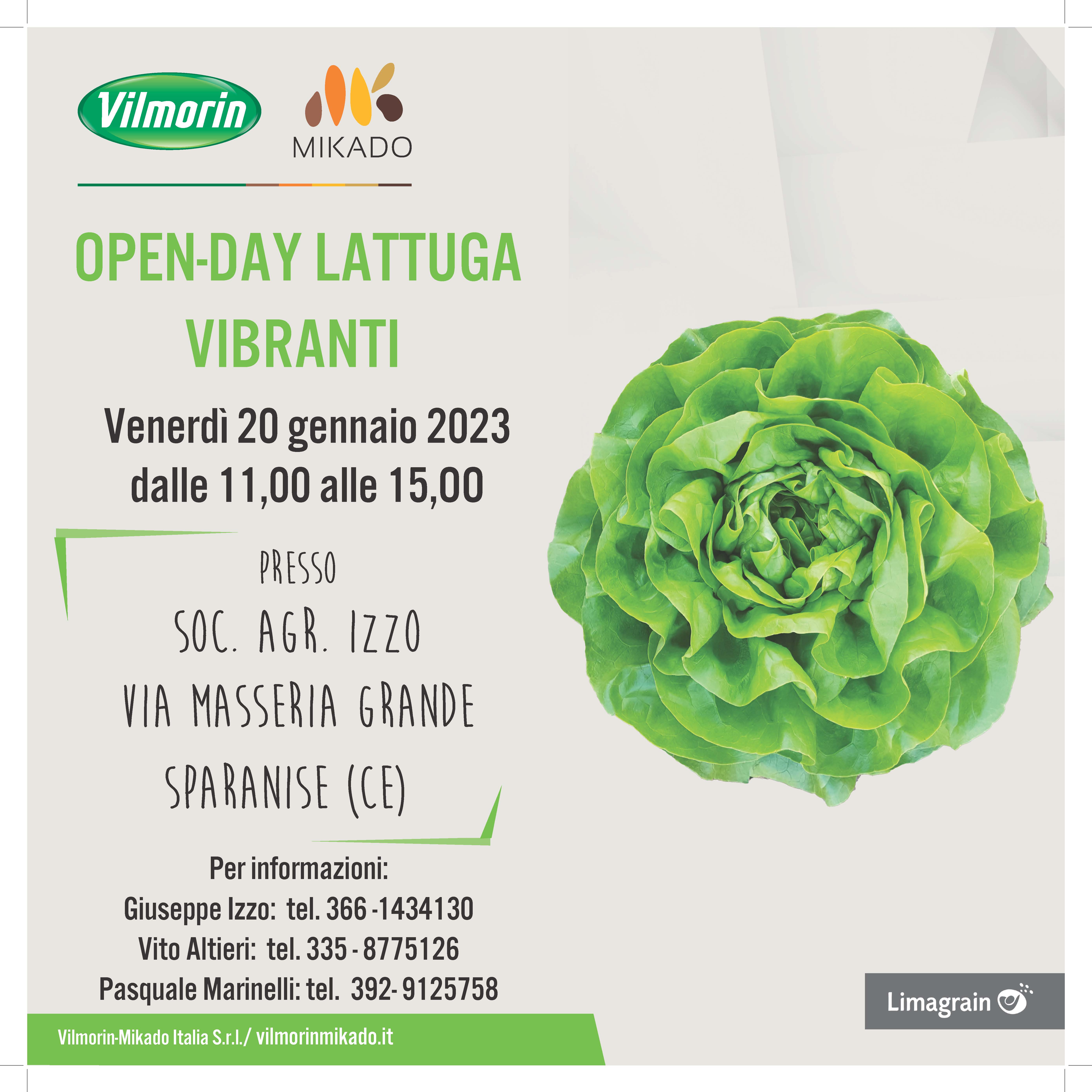 Invito Open-day lattuga Vibranti Sparanise