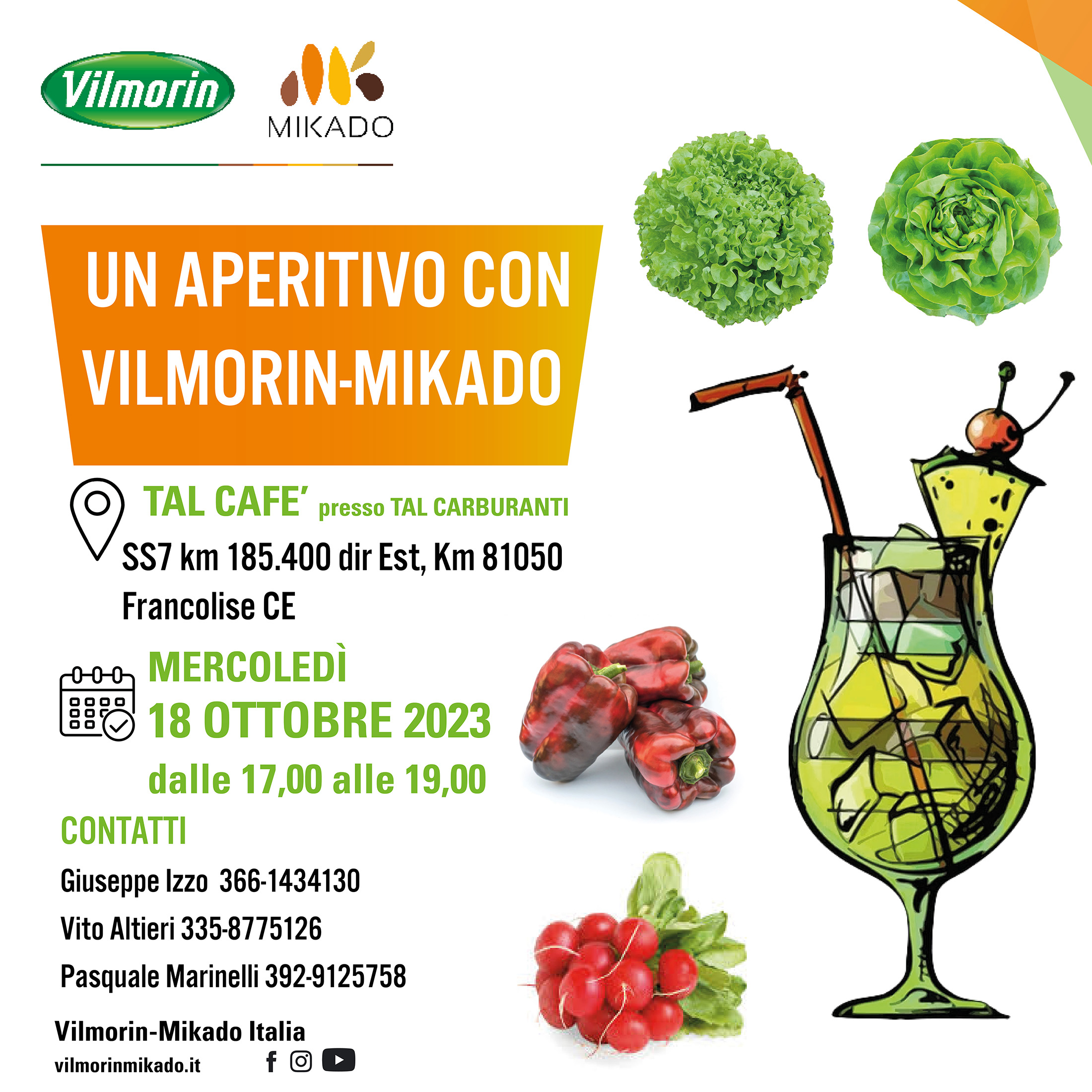 Un aperitivo con Vilmorin-Mikado